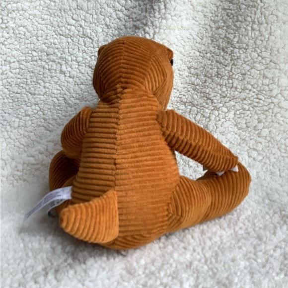 Naturally Kids 2022 Corduroy Brown T-Rex Dinosaur Plush Stuffed Animal Toy - Picture 8 of 14